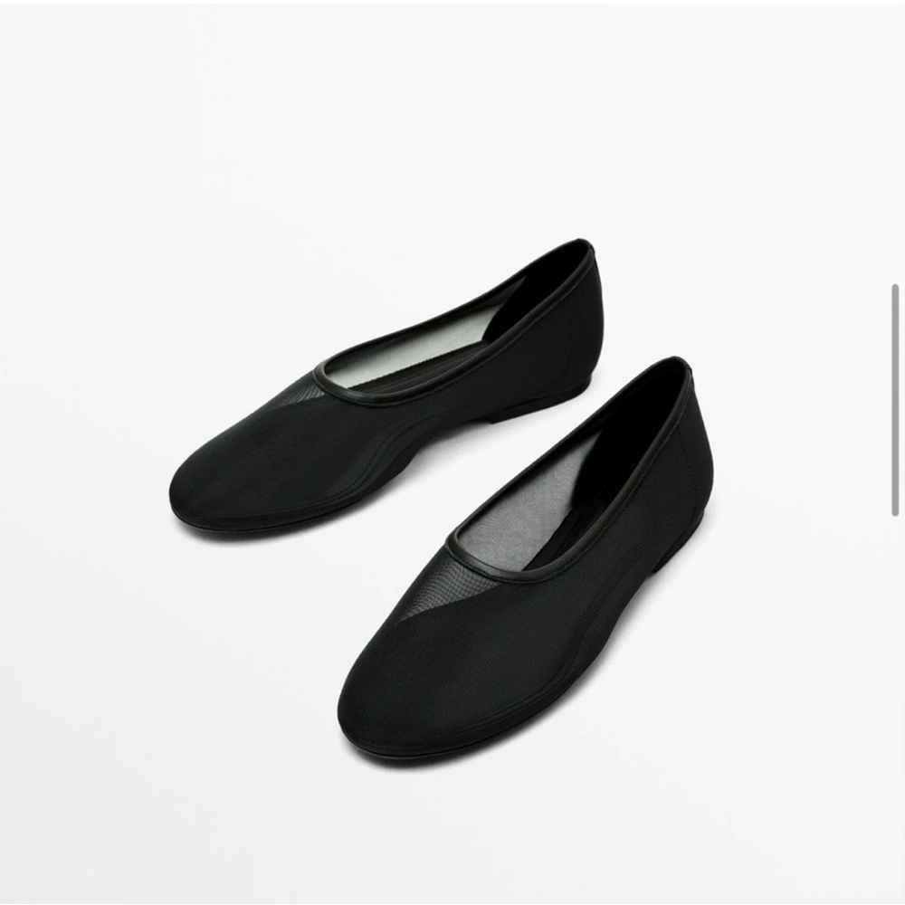 NWT Massimo Dutti Mesh Flats